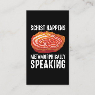 Tarjeta De Visita Geólogo divertido científico geológico de Geode