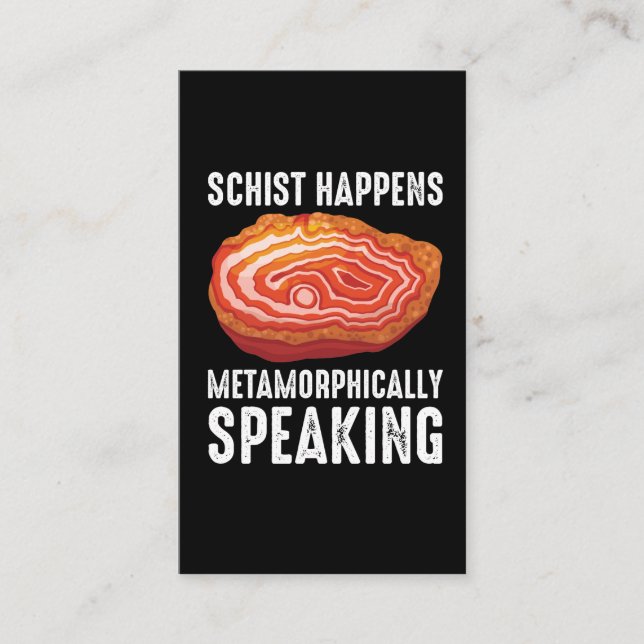 Tarjeta De Visita Geólogo divertido científico geológico de Geode Mi (Anverso)