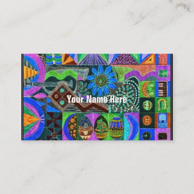 Tarjeta De Visita Geometría (Anverso)