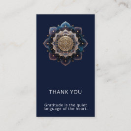 Tarjeta De Visita Geometría de Starseed | Diseño de Mandala