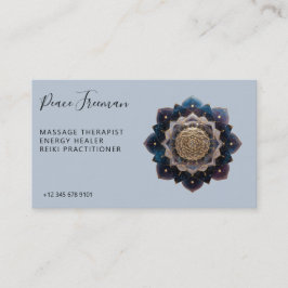 Tarjeta De Visita Geometría de Starseed | Diseño de Mandala