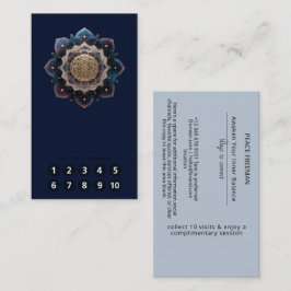 Tarjeta De Visita Geometría de Starseed | Diseño de Mandala
