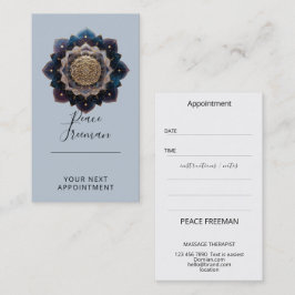 Tarjeta De Visita Geometría de Starseed | Diseño de Mandala