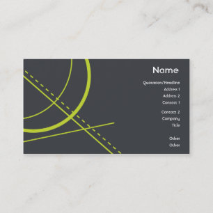 Tarjeta De Visita Geometría - negocio