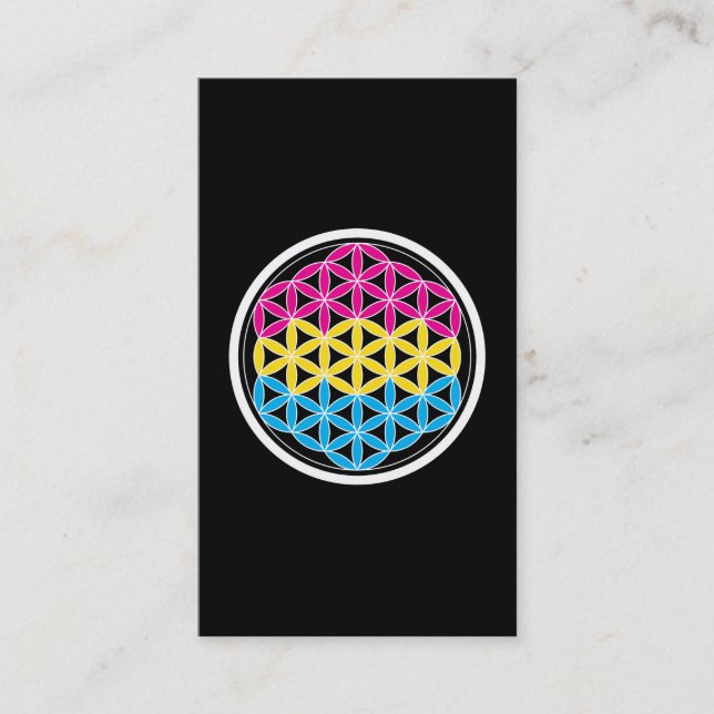 Tarjeta De Visita geometría sagrada (Anverso)