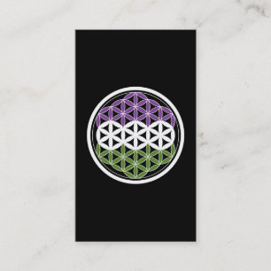 Tarjeta De Visita geometría sagrada de genderQueer