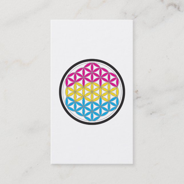 Tarjeta De Visita geometría sagrada de pan (Anverso)