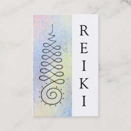 Tarjeta De Visita Geometría sagrada del médico o del amo de Reiki