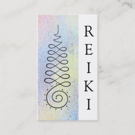 Tarjeta De Visita Geometría sagrada del médico principal de Reiki