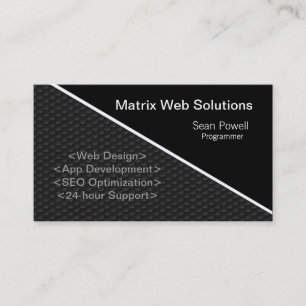 Tarjeta de visita geométrica de la tecnología,