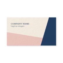 Geométrico Azul Y Rosa