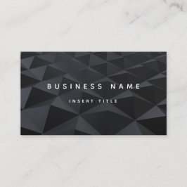 Tarjeta De Visita Geométrico metalizado elegante moderno profesional