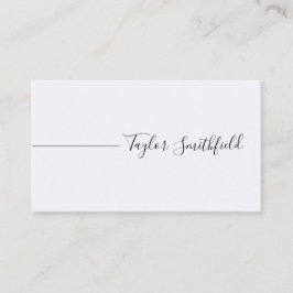 Tarjeta De Visita Geométrico moderno simple