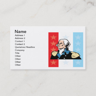 Tarjeta De Visita George Washington