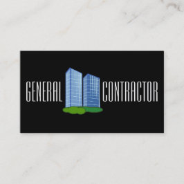 Tarjeta De Visita Gerente de Construcción Contratista General Constr