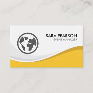 Tarjeta De Visita Gerente de Eventos Promociones de Marketing