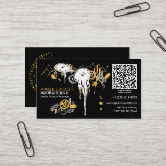 Tarjeta De Visita Gerente Financiero Senior