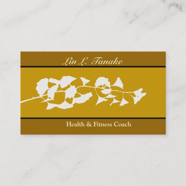 Tarjeta De Visita Gigantés asiático (Anverso)