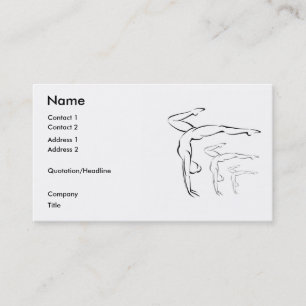 Tarjeta De Visita Gimnasia