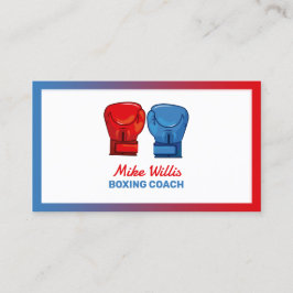 Tarjeta De Visita Gimnasio de boxeo