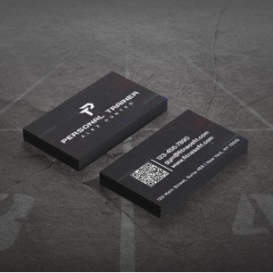 Tarjeta De Visita Gimnasio de entrenador personal personalizado (2 L