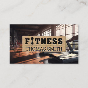Tarjeta De Visita Gimnasio   Ejercicio