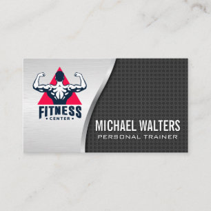 Tarjeta De Visita Gimnasio Entrenador personal