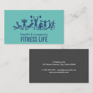 Tarjeta De Visita Gimnasio   Formación de trabajo