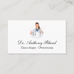 Tarjeta De Visita ginecólogo obstetra médica OBGYN