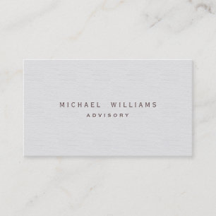 Tarjeta De Visita Ginecologo - Profesional elegante blanco