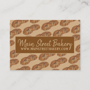 Tarjeta De Visita Ginger Snap Cookies Foodie Bakery Pastry Chef
