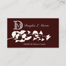 Tarjeta De Visita Ginkgo natural natural natural natural ferial orgá