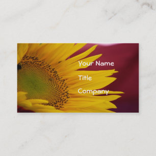 Tarjeta De Visita Girasol