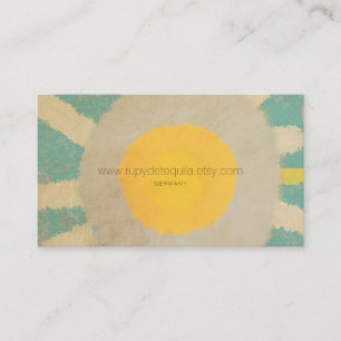 Tarjeta De Visita Girasol