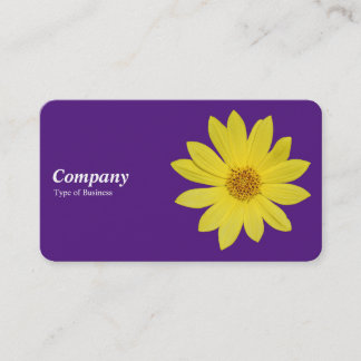 Tarjeta De Visita Girasol Helianthus 'Lemon Queen' - Royal Purple