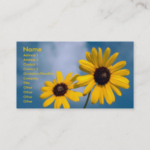 Tarjeta De Visita Girasoles