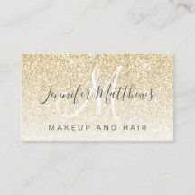 Girly Glam Purpurina de Oro Makeup Artista Salón d