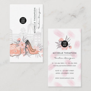 Tarjeta De Visita Girly New York Fashion Designer