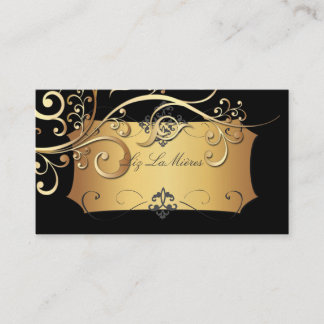 Tarjeta De Visita Giros ornamentales vintage PixDezines/Color DIY