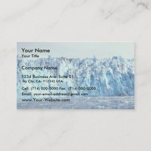 Tarjeta De Visita Glaciar de Columbia