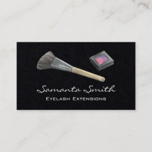 Tarjeta De Visita Glam Beauty Makeup Artist Eyelash & Lips Buses