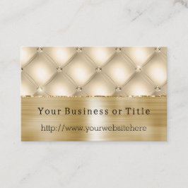 Tarjeta De Visita Glam Champagne Gold Glitzy Diamonds