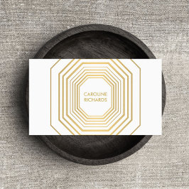 Tarjeta De Visita Glam Deco Jewelry Design Fashion Boutique No. 2