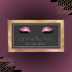 Tarjeta De Visita Glam Eyelash