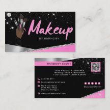 Glam Pink Silver Diamantes Makup Artista MUA