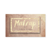 Glam, Rosa de cobre, artista de belleza de Rubor