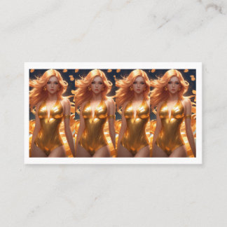 Tarjeta De Visita Glamour de la diosa: Retrato de Afrodita