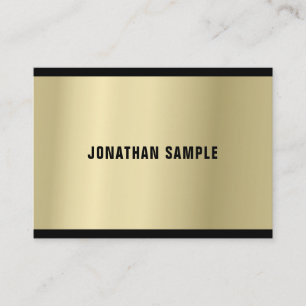 Tarjeta De Visita Glamour Glamour Gold Look Profesional Luxury