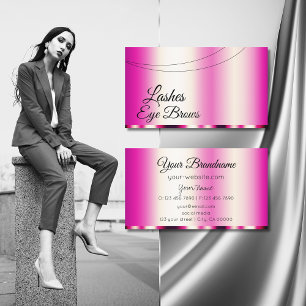 Tarjeta De Visita Glamour glamuroso y elegante moderno y sencillo