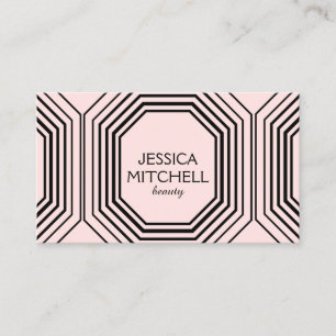 Tarjeta De Visita Glamour moderno II Belleza, maquillaje, boutique d